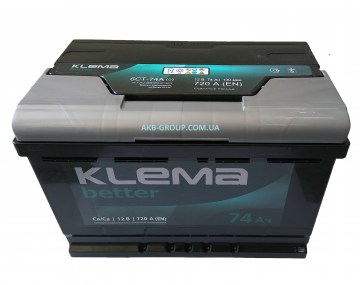 KLEMA 74AH R+ 720A